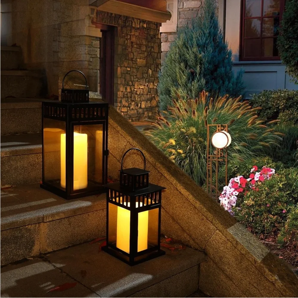 NURADA Large Outdoor Flameless Candles 6